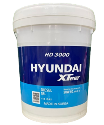 Hyundai Xteer HD 3000 20w50 18 Liter