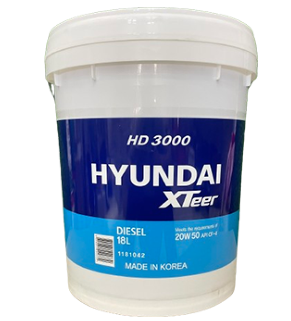 Hyundai Xteer HD 3000 20w50 18 Liter