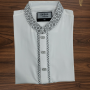 Sikder-White panjabi Hand Crafted design