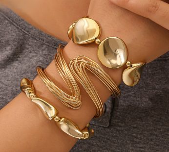 3-piece bracelet (gold)