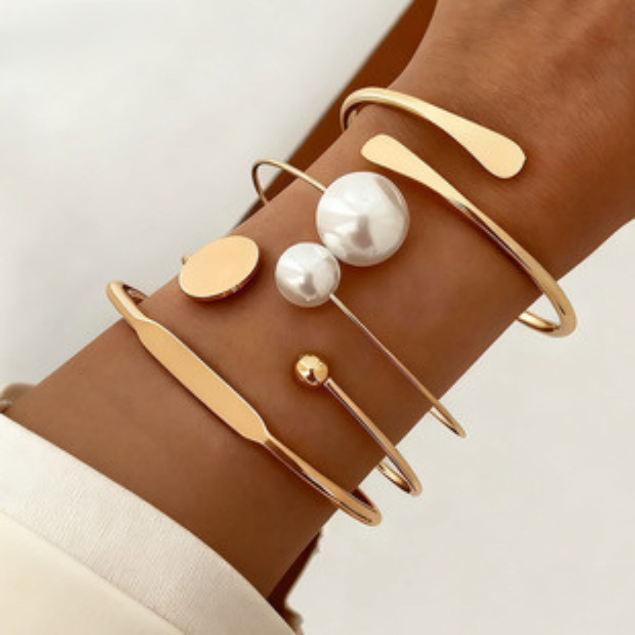 4 pieces bracelet-gold