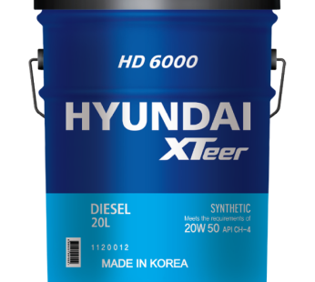 Hyundai XTeer HD6000 CH-4 20W-50 20L Synthetic