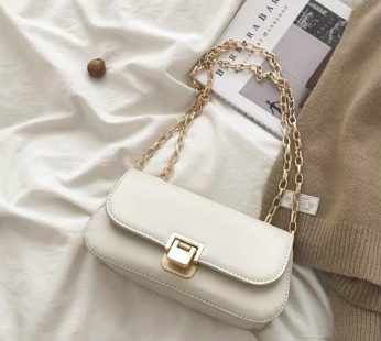 Vintage Chain Bag (White)
