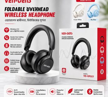 VEN-DENS Foldable Overhead Wireless Headphone